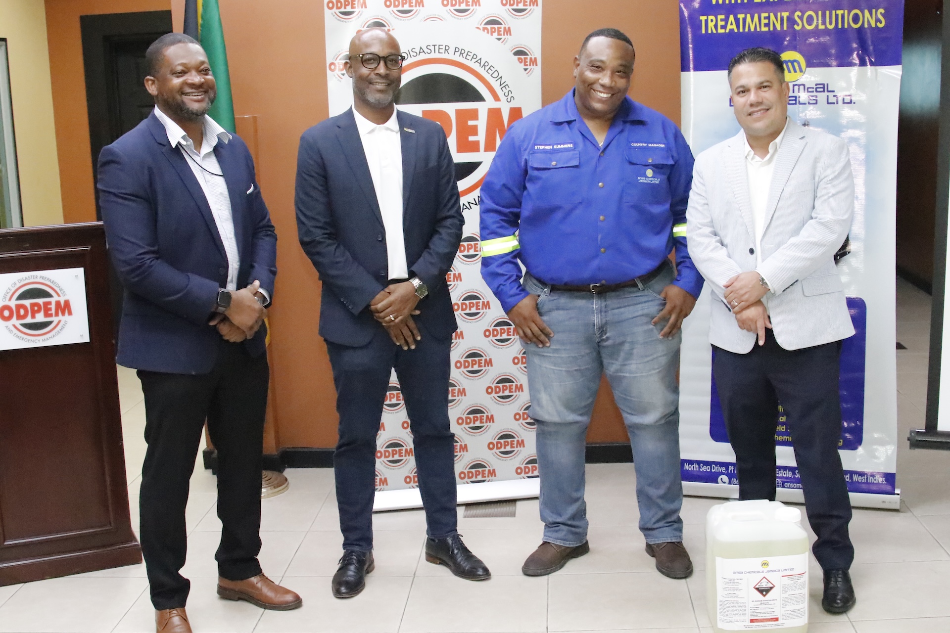 Ansa Chemicals Jamaica Donates 69,800 Litres of Bleach to Support Sanitization Efforts